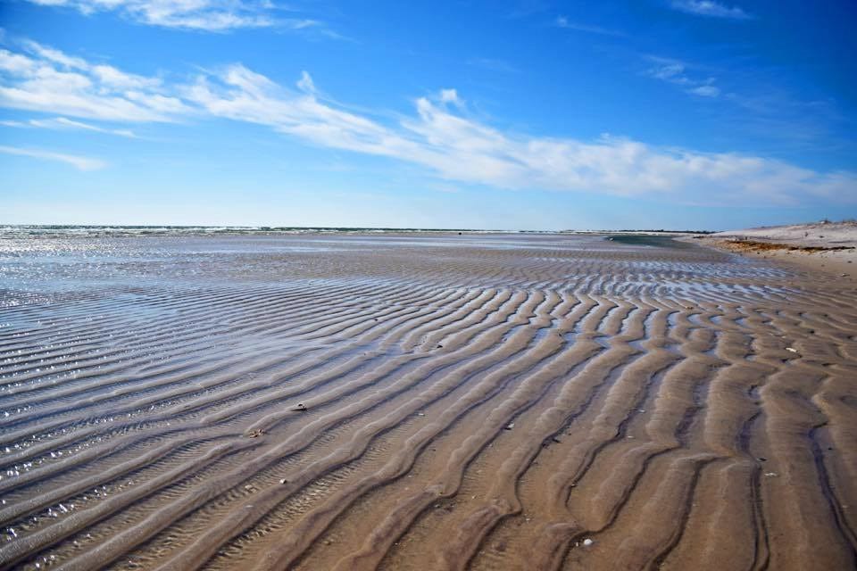 Low tide Fire Island National Park, NY